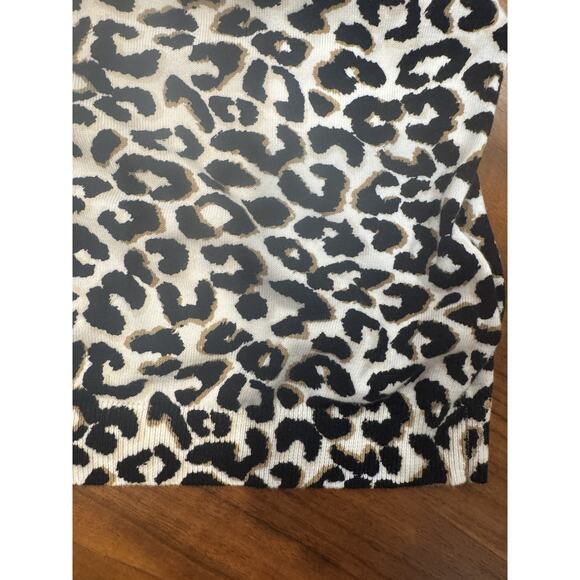 Talbots Top Womens Plus 3X Open Knit Pullover Sweater Cheetah New Tags $89 - Picture 12 of 12